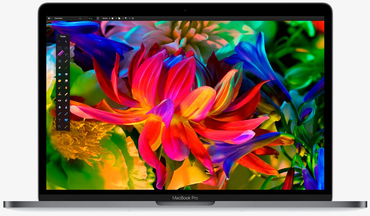 Самая высокая цветопередача и яркость среди дисплеев MacBook.